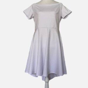 Fit and Flare Off Shoulder Cocktail Dress